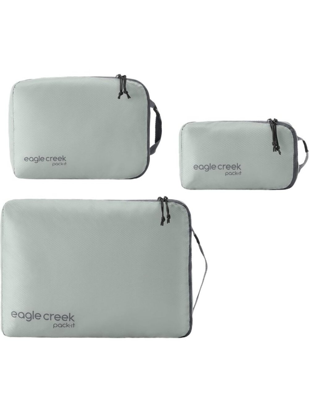 Packing Cubes Set for Travel - Stackable Storage with Top Handle & Zipper Pull